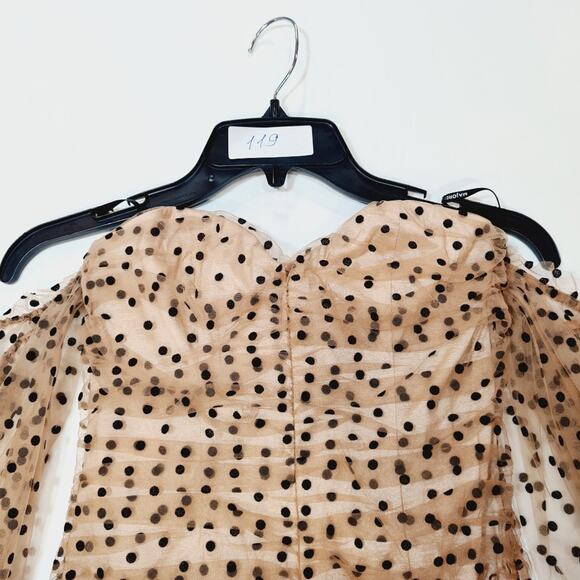 MAJORELLE Secrets Dress in Dark Nude - Picture 12 of 13